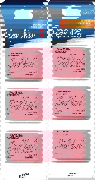 Pack of 3 Rectangle Rubber Erasers